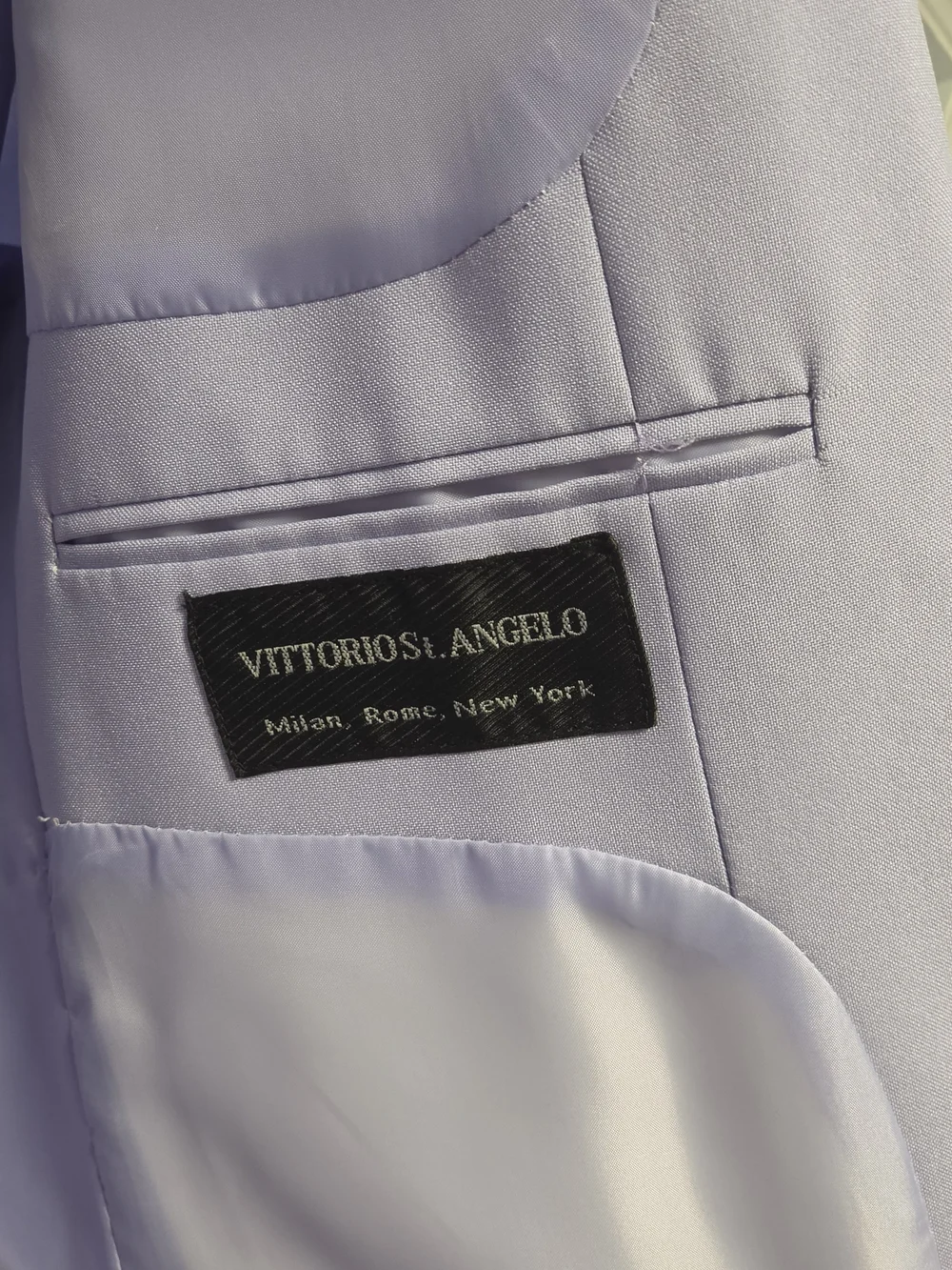 Rare Vittorio St. Angelo Lavender 2-Piece Men's Suit | Jacket & Pants